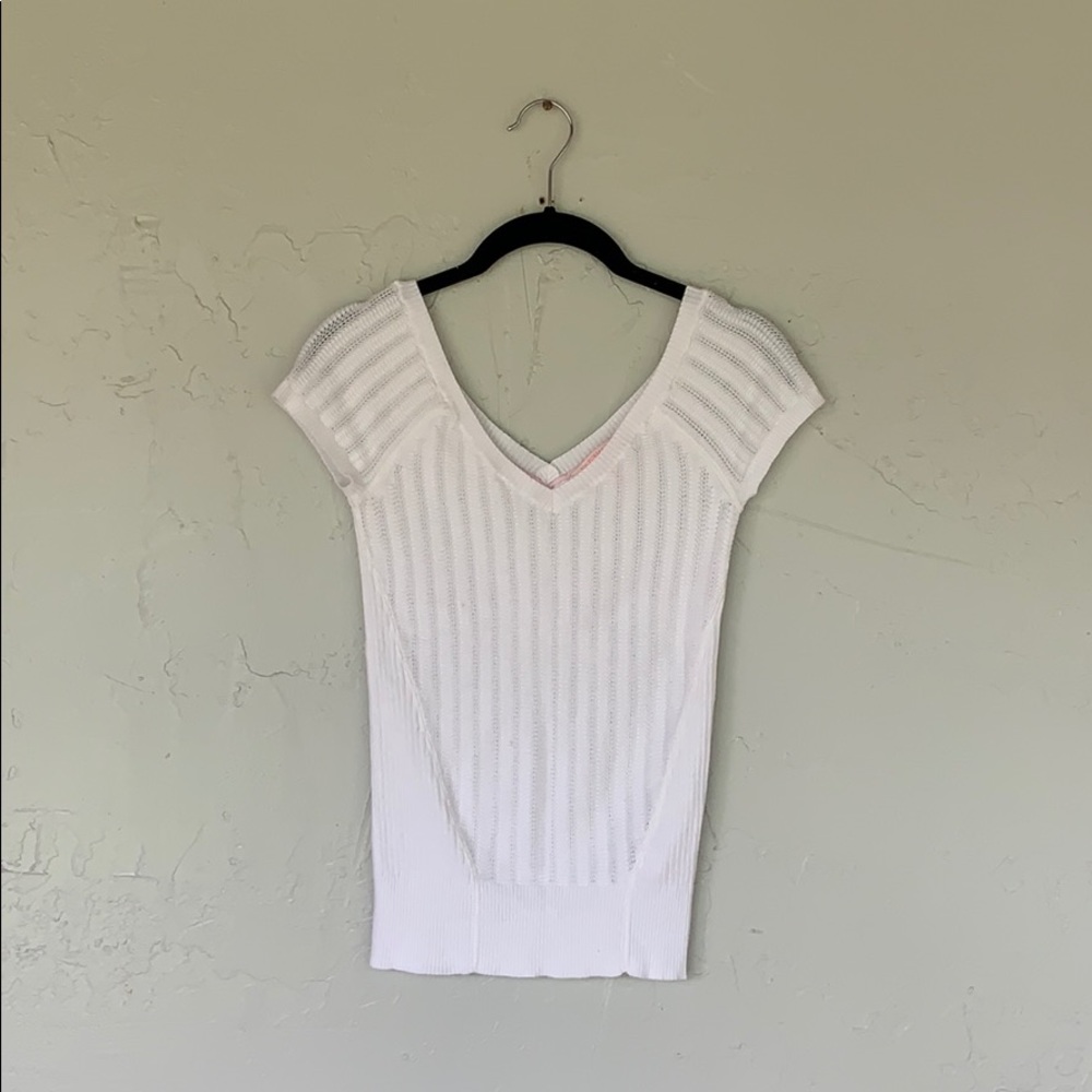 VINTAGE Victoria’s Secret double V neck sweater